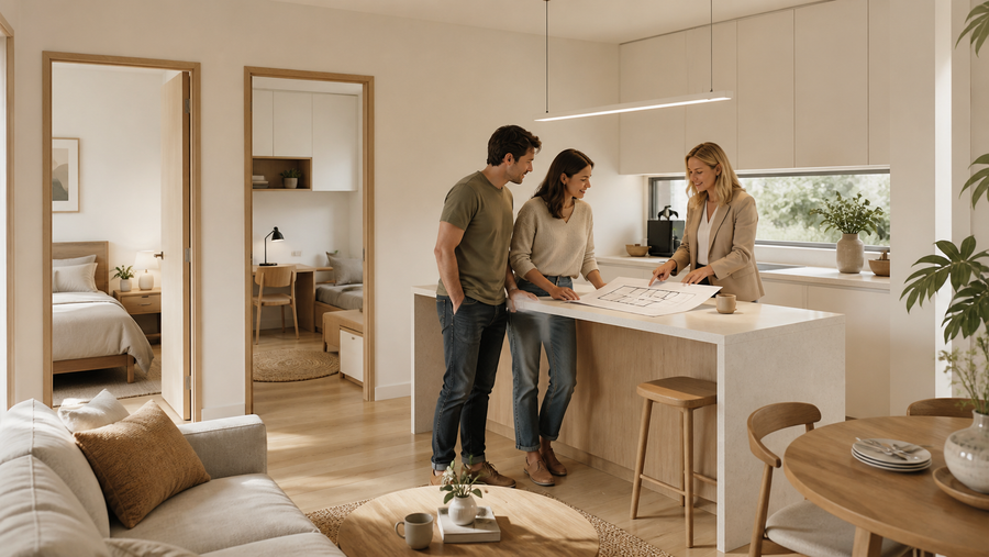 2 Bedroom Granny Flat Layout: Equal Bedrooms or One Larger Room?
