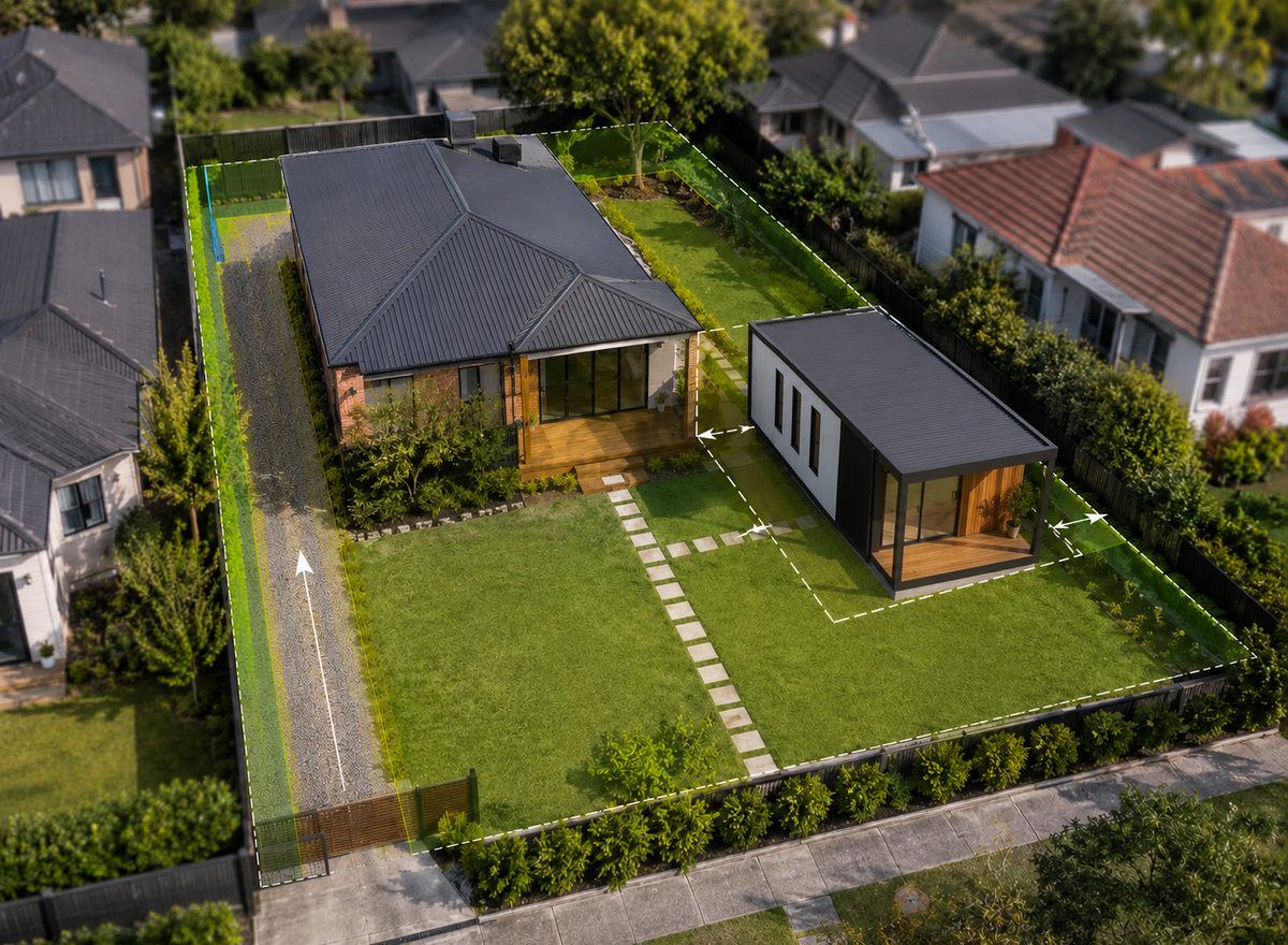 Simple granny flat land check overview