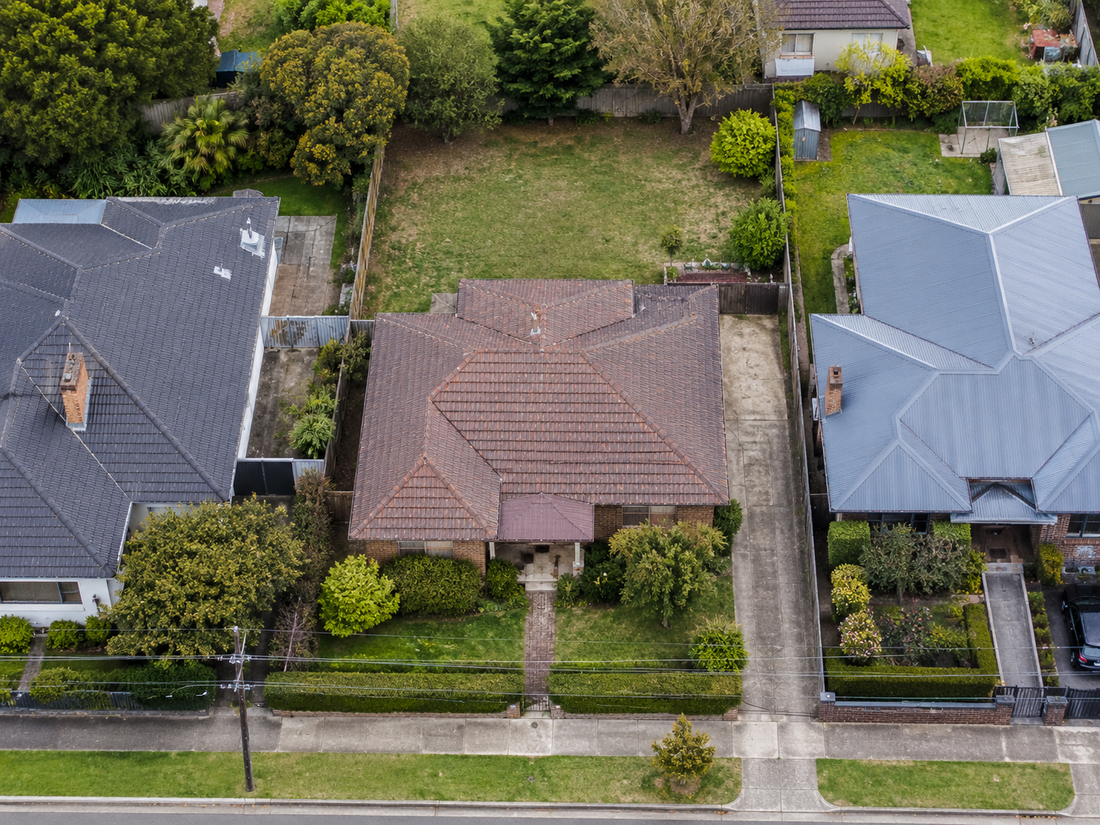 Existing aerial view before Free Land Check markup